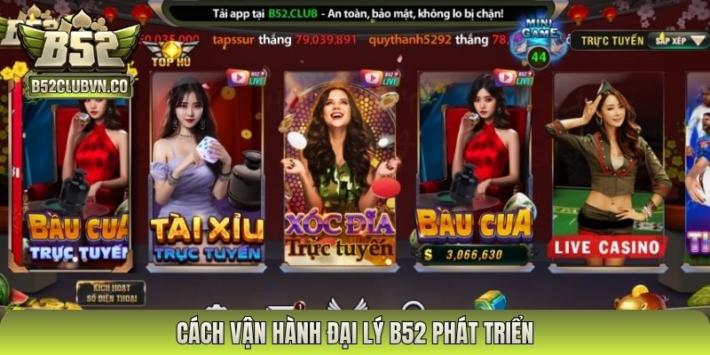 Cách vận hành đại lý B52 phát triển